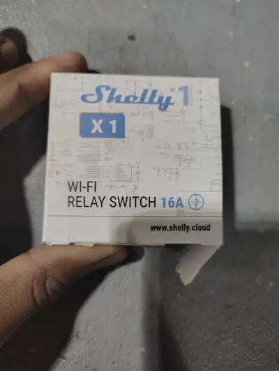 Shelly 1 X1 Wi-Fi Relay Switch 16A, View more