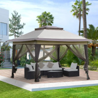 12' x 12' Foldable Pop-up Party Tent Instant Canopy Sun Shade Ga