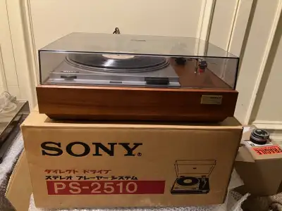 Sony PS-2510 / PS-2251 direct drive turntable in excellent cond., View more