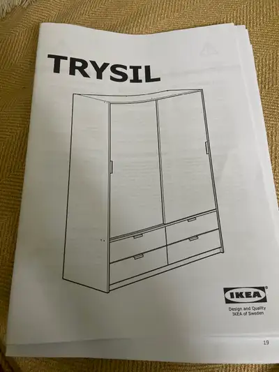 IKEA “TRYSIL” wardrobe cabinet, View more