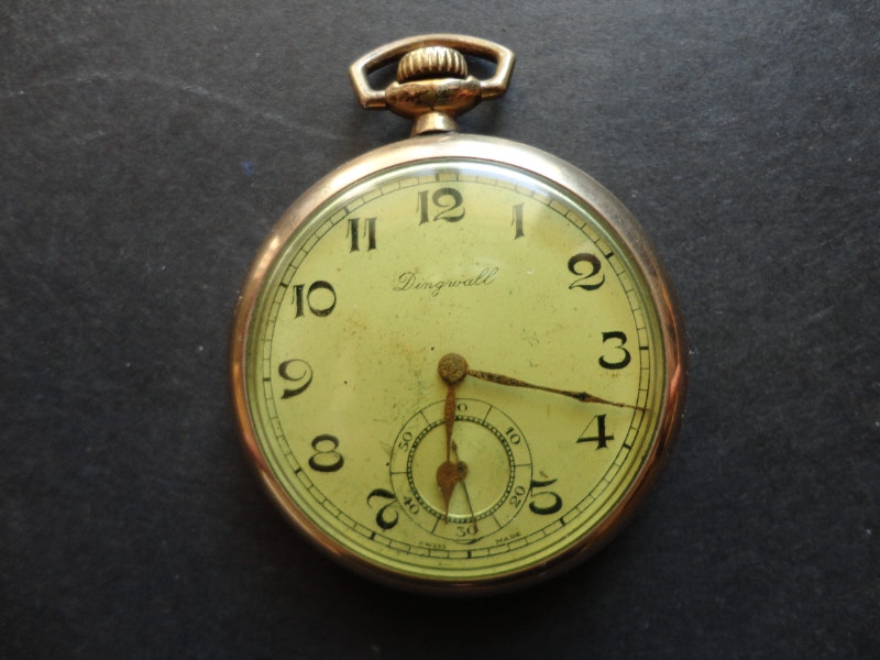 Vintage Gold Filled Dingwall Omega Swiss Made Pocket Watch Jewellery