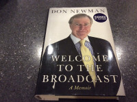 Welcome To The Broadcast by Don Newman signed copy