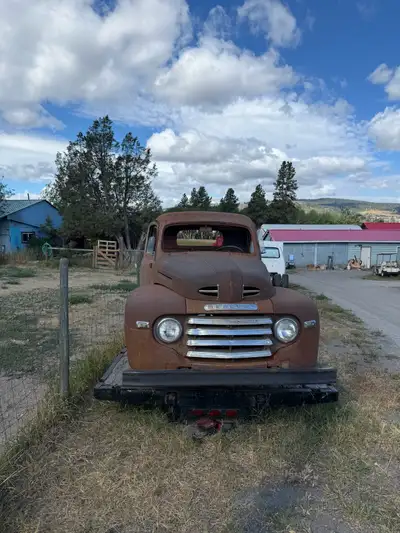 1949 Mercry pickup as shown No motor or wheels - have forklift to load with Cab in excellent shape -...
