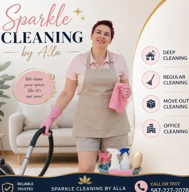 Sparkle Cleaning by Alla – Calgary & Okotoks