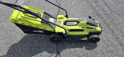 Tondeuse électrique Ryobi a fil .  Corded lawnmower  Ryobi, View more