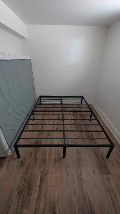 Queen bed frame, only 5 months old. Mattress has been sold.