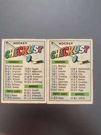 1967-68 Checklists