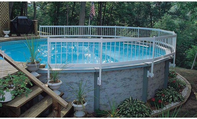 Clôture pour piscine hors sol dans Terrasses et clôtures  à Victoriaville - Image 4