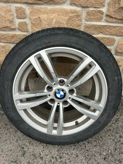 Set of 4 Winter Tires • Rim Size: 17 inch • Bolt Pattern: 5x120 (fits many BMW models) • Tire Brand:...
