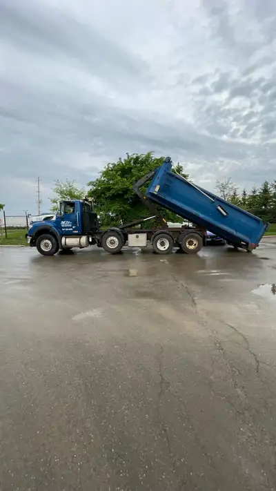 For sale All in one Truck 2012 International 7600 Tri Axle Hooklift Dump Truck Salter Plow and wing...