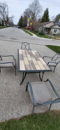 Patio  table and chairs 