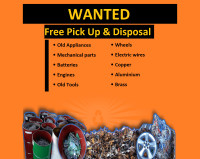 SCRAP - Free Pick up and Disposal