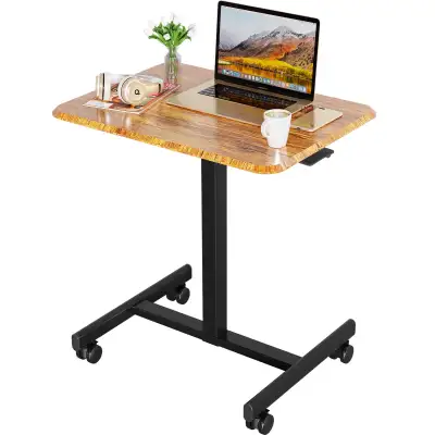 New NEWBULIG Small Mobile Laptop Desk with Wheels Portable, View more