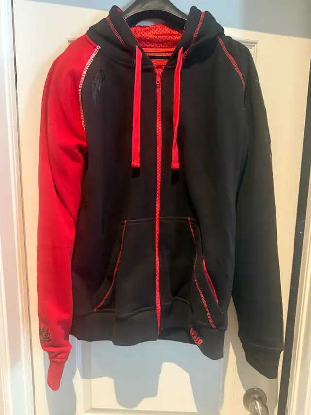 Speed and Strength Run With the Bulls Motorcycle Hoodie in Men's in Hamilton - Image 2