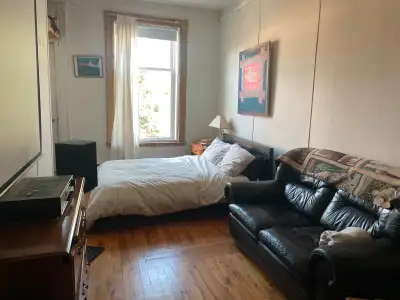 *** SOUS-LOCATION TEMPORAIRE *** (20 septembre au 1 décembre 2025) 2 ½ meublé (H2H 1Y8) Un lit (cham...