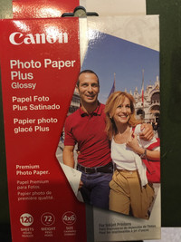 Photo paper 4x6 Canon