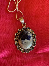 Sodalite pendant--stunning!