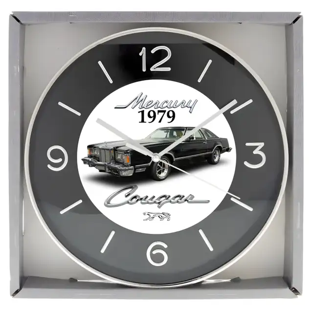1979 Mercury Cougar XR7 (Black) Custom Wall Clock - Brand New628643618789141211