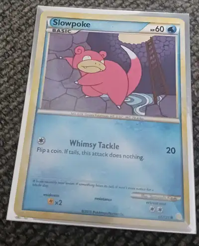 Heartgold & Soulsilver Slowpoke #81/123. 2 Available