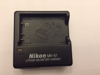 Nikon MH-61 Lithium Ion Battery Charger with Power Cord