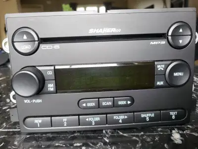 Radio Am-Fm Shaker 500 Changeur 6 Cd ,Mp3 Ford Mustang Gt 2005-2006-2007-2008-2009 Comme Neuf !!! **...