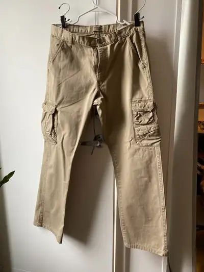 Men’s Cargo Pants, WRANGLER, SIZE 34/32