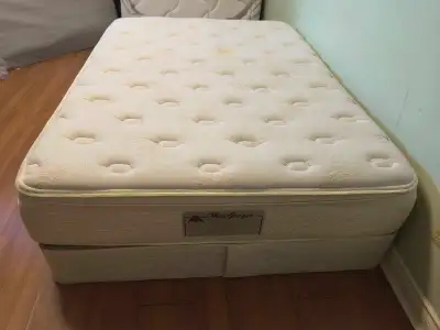 Delivery included -Double size soft pillowtop mattress and boxsp, View more