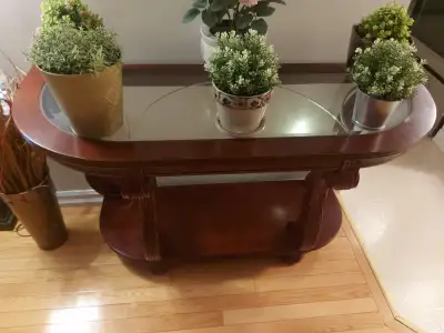 Beautiful Wooden End Table/Side Table, View more