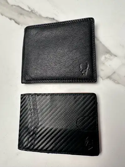 Set of 2 Men’s Leather Wallets -WildHorn RFID & Interior Money C, View more