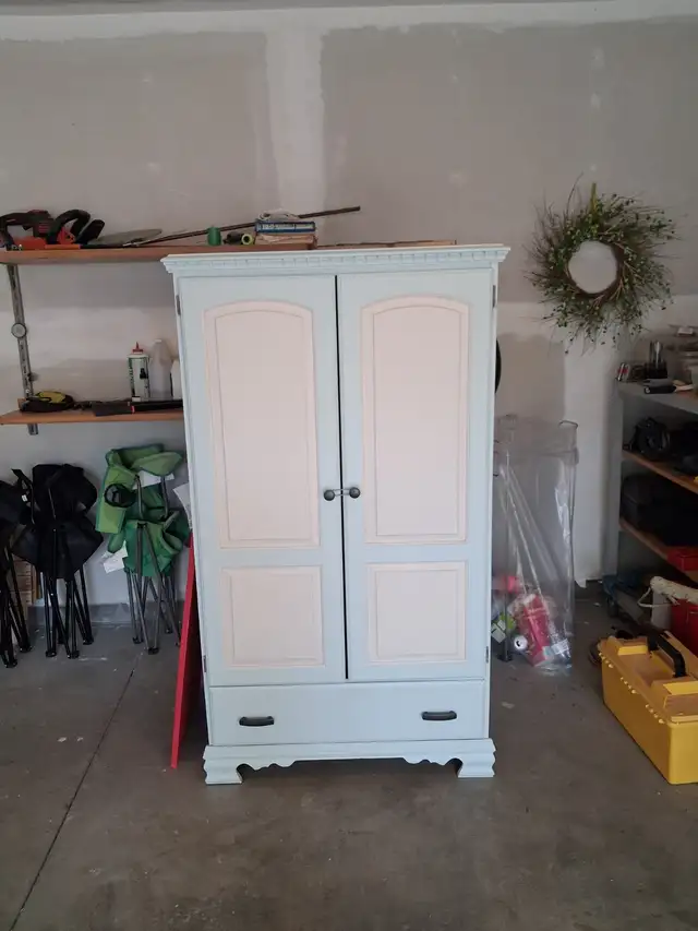 Solid pine armoire