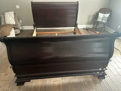 FREE Queen Mahogany Sleigh Bed, View more