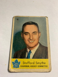 1959-60Parkhurst#36 Stafford Smythe Chairman Toronto Maple Leafs