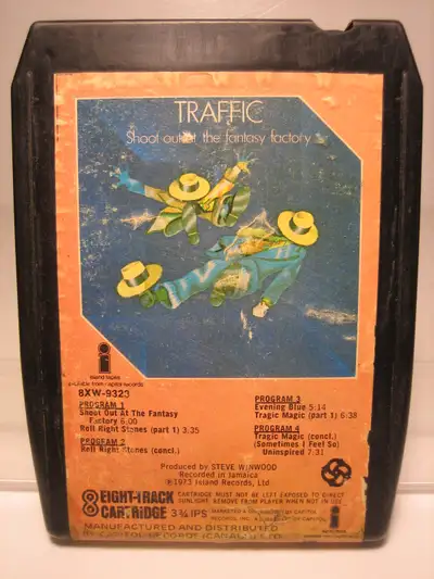 TRAFFIC - SHOOT OUT AT THE FANTASY FACTORY  8 - TRACK TAPE, View more