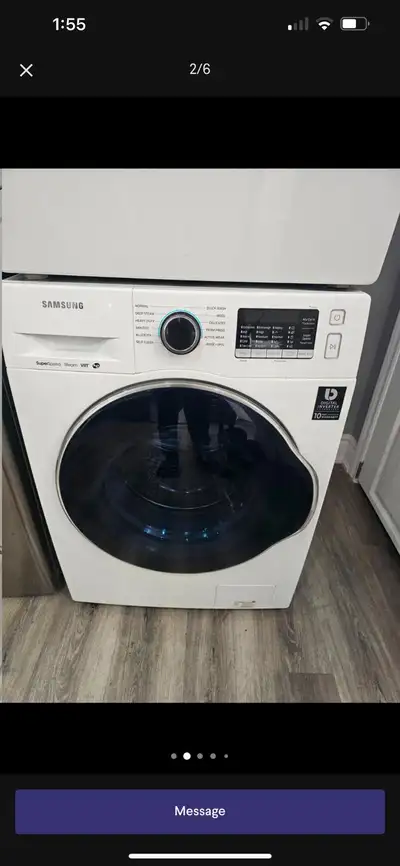 SAMSUNG 24 w front load washer laundry , View more