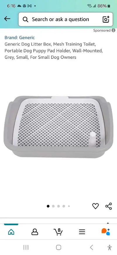 dog litter box , View more