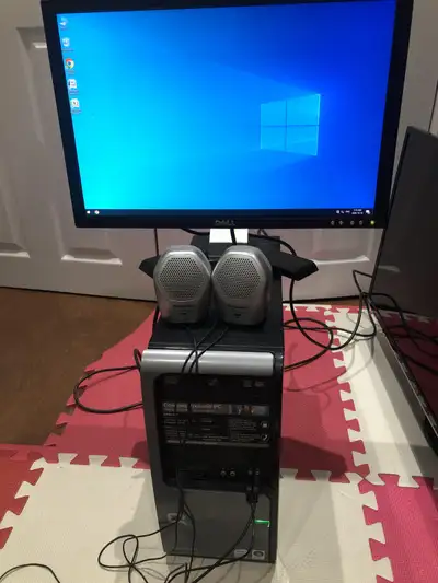 HP CPU PERTIUM DUAL-CORE E5400 2.7zgh RAM 4G SSD 128G HDD 250G WIN10 OFFICE wireless ,Keyboard, mous...