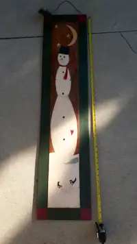 Christmas Snowman Door Greeter 