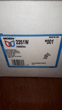 New White Moen 2251W Tub & Shower Set - Single Handle