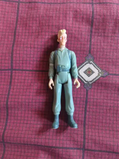Vintage 1990 Kenner Real Ghostbusters Slimed Heroes Figures and first version Egon Spangler