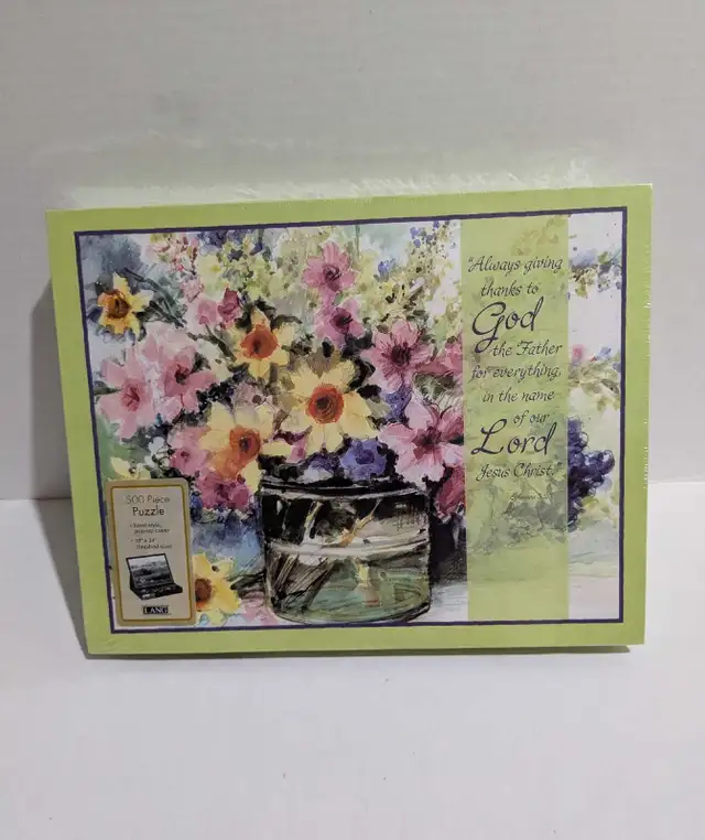 Nature's Grace 500 Piece Jigsaw Puzzle Easel Style Pop Up    in Hobbies & Crafts in Charlottetown - Image 2