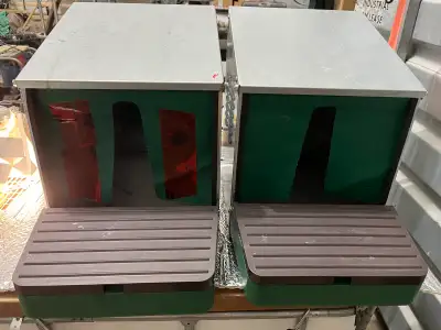 2x Hen Nesting Box Rollaway System, View more