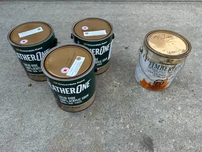 Stain 4 Cans for Fence Boards in Brookview Standard CAS017/049 Cascade Genstar Fawn 16804 Color 3 Ca...