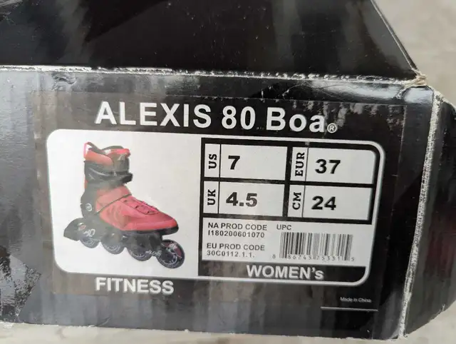 Women's K2 Alexis 80 Boa rollerblades in Skates & Blades in Barrie - Image 8