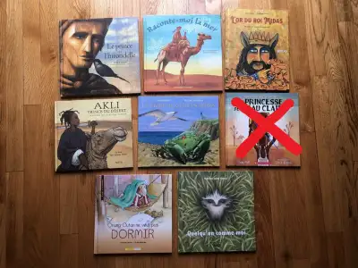 LIVRE ENFANT couverture rigide (prix dans description /65$le lot, View more