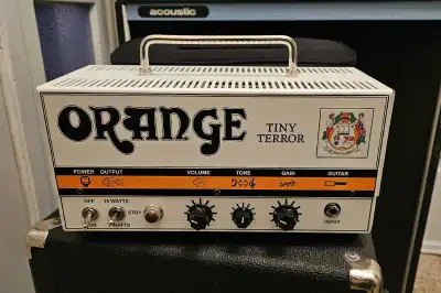 Orange Tiny Terror amp head, View more