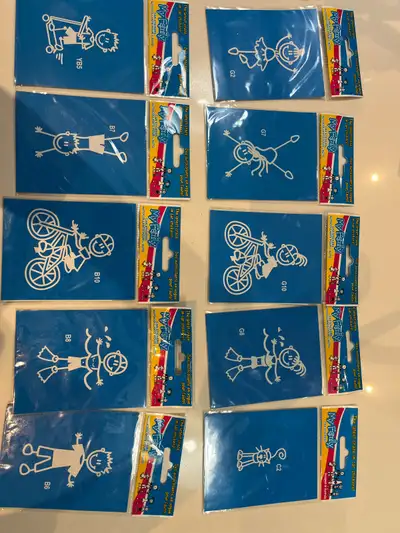 I am offering 'My Family' car stickers, perfect for personalizing your vehicle with whimsical repres...