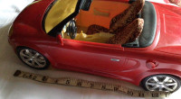 Barbie red convertible Mattel 2003