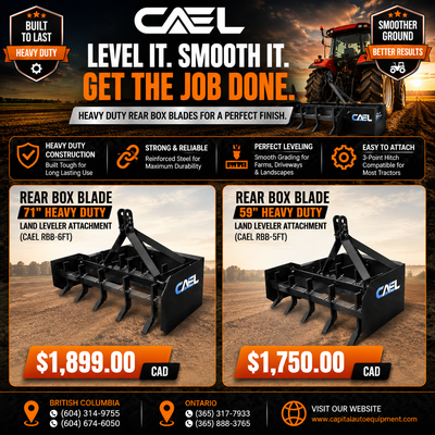  Finance Available – Heavy-Duty Land Levelers & Box Blades! , View more