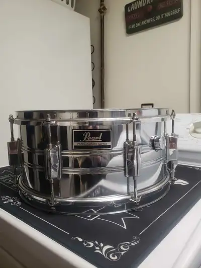 Vintage Pearl Snare Drum, View more