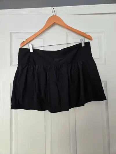 Black Swim Skirt, Size 16, View more